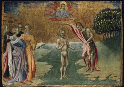 Il Battesimo di Cristo, XV secolo da Giovanni di Paolo